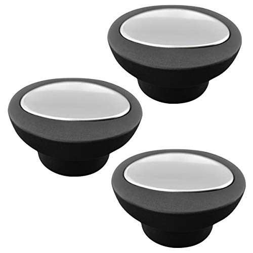 NOKESS Universal Pot Lid Replacement Knobs Pan Lid Holding Handles (3 Pcs) Black - Kitchen Parts America