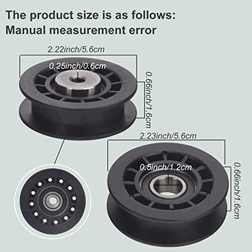 587973001 587969201 Idler Pulley Assembly Compatible With Husqvarna Craftsman Walk-Behind Lawn Mowers, for Lawn Mower Decks Idler Pulley HU725AWD/BBC, HU725AWDHQ, LC221RH Replaces Previous 581904001 - Grill Parts America