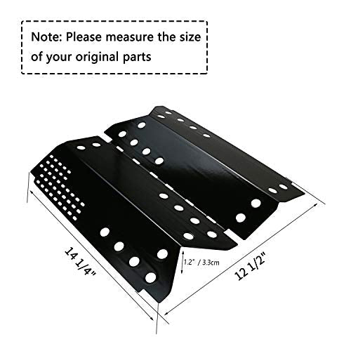 Hisencn Gas Grill Pipe Burners Tube, Heat Plate Tent Shield, Crossover Carry Over Tube Replacement Kits for Stok SGP4330SB SGP4331 SGP4130N, Stok Quattro 4 Burner Grills - Grill Parts America