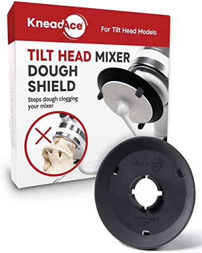 KneadAce Dough Hook Shield For KitchenAid - – Mess Free Mixer Accessory  Compatible With KitchenAid C Shape Dough Hooks (Dark Grey)