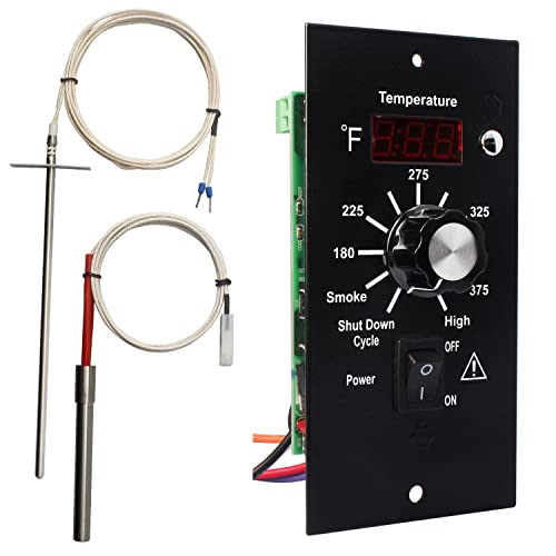 Classic Digital Control Board for Traeger Wood Smoker Replacement Parts Thermostat Kit,Compatible Traeger Pellet Wood Grill with Hot Rod Temperature Sensor - Grill Parts America