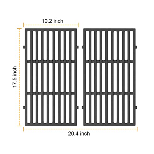 SafBbcue 7635 7637 Replacement Parts for Weber Spirit 200 Flavorizer Bars Weber Spirit E210 Grates Weber Spirit E210 S210 E220 Grill Parts 46110001 (2013-2017 Model) - Grill Parts America