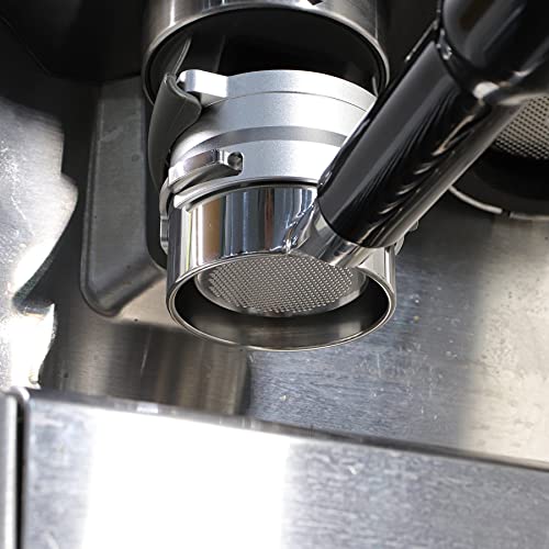 FIRJOY 54mm Espresso Dosing Funnel for Breville Barista Portafilters (Aluminum Alloy-Silver) - Kitchen Parts America