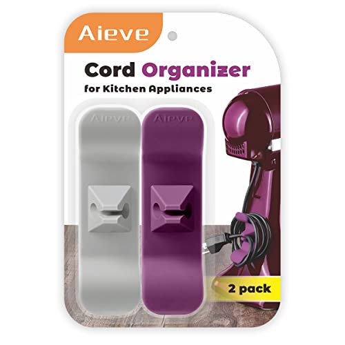 AIEVE Cord Organizer for Appliances, 2 Pack Kitchen Appliance Cord Winder Cord Wrapper Cord Holder for Appliances, Mixer, Blender, Toaster, Coffee Maker, Pressure Cooker and Air Fryer Storage… - Kitchen Parts America