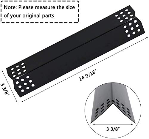 Hisencn Grill Parts Kit for Home Depot Nexgrill 6 Burner 720-0896E, 720-0896B, 720-0896C, 720-0925P Gas Grill, Stainless Steel Pipe Burners, Heat Plates Tent Sheids Flame Tamers Grill Replacement Kit - Grill Parts America