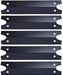 Votenli P9731A (5-Pack) 16 3/4" Porcelain Steel Heat Plate Replacement for Select Brinkmann, Charmglow Gas Grill Models (5-Pack) - Grill Parts America