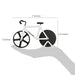 Bicycle Pizza Cutter - The Tour de Pizza Bicycle Pizza Cutter has Dual Stainless Steel Pizza Cutter Wheels - Unique Gifts - Funny Gifts - Kitchen Gadgets - tiktok trend items - Bike Pizza Cutter - Grill Parts America