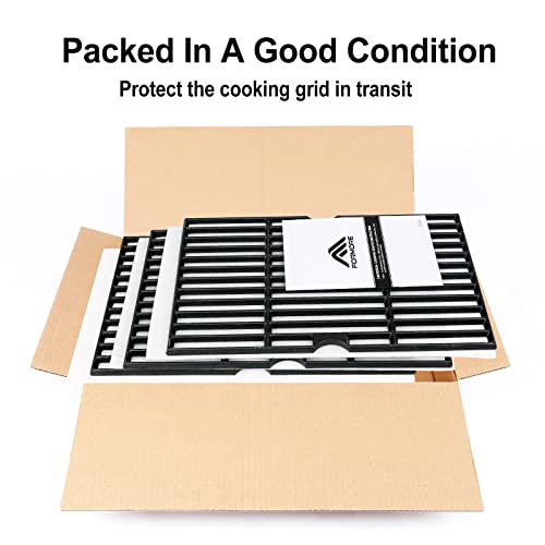 Hisencn 16 1/4'' Cooking Grates Replacement Parts for Dyna Glo DGF510SBP, DGF510SSP, DGF510SSP-D, DGB515SDP, DGF530SRP, Uniflame GBC1059WB, GBC1059WE-C, Backyard Grill BY12-084-029-98, BY13-101-001-13 - Grill Parts America