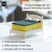 OTOTO Clean Dreams Kitchen Sponge Holder - Plastic Dish , Fits Any Standard Size Scrubby - Decor, and Unique Gift Idea - - Grill Parts America
