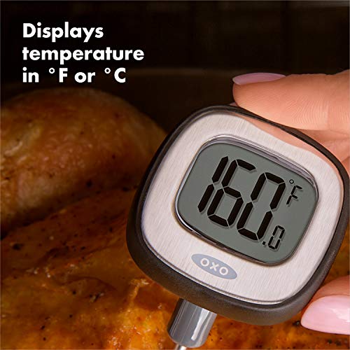OXO Good Grips Chef's Precision Digital Instant Read Thermometer, Black - Grill Parts America