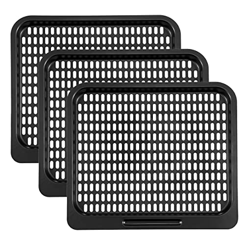 Cooking Tray for Instant Vortex Plus 10 Quart Air Fryer,3 Pcs Replacement Cooking Trays for Innsky 10.6 Quart Air Fryer Oven,Nonstic Cooking Rack,Air Fryer Replacement Parts and Accessories - Grill Parts America