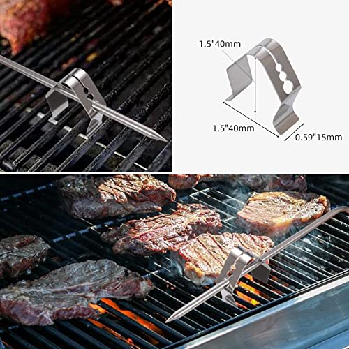 Replacement Meat Probe for Pit boss Pellet Grill and Pellet Smoker, 3.5mm Plug 2 Pack Meat Probes with Grills Clip Accessories (Upgraded Version) - Grill Parts America