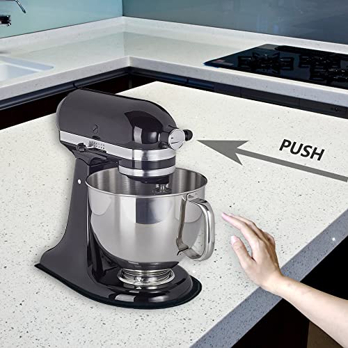 Stand Mixer Cover and Sliding Mat Set Compatible with Kitchen aid 4.5-5 Qt Tilt Head Stand Mixer - Kitchen Mixer Dust Cover with Slider for Kitchen aid, Dust Proof Cover with Accessory Storage Pocket - Kitchen Parts America