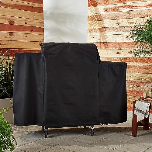 Blackhoso 600D Grill Cover Fits for Pit Boss 440 440D 440D2 Deluxe Wood Pellet Series Grills, Replace for Pit Boss 73440 Heavy Duty Waterproof Grill Cover, Fade Resistant, 50" x 24" x 38" - Grill Parts America