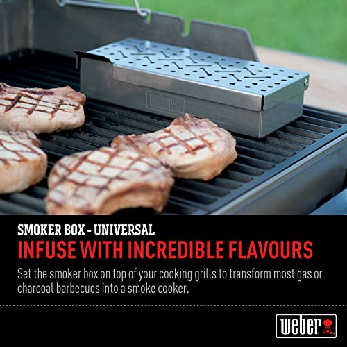 Weber Universal Stainless Steel Smoker Box - Grill Parts America