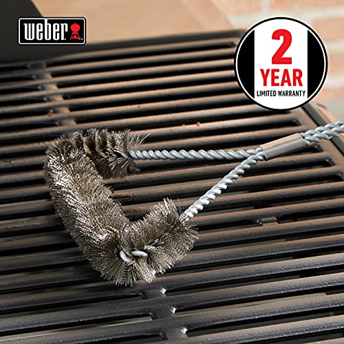 Weber 18" Three-Sided Grill Brush - Grill Parts America