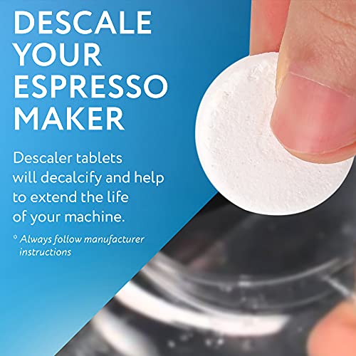 IMPRESA [20 Pack] Espresso Machine Descaler Tablets to Remove Mineral Build Up Descaling Tablets intended for Breville, Jura, Miele, and Other Espresso Makers - Descale Espresso Cleaning Tablets - Kitchen Parts America