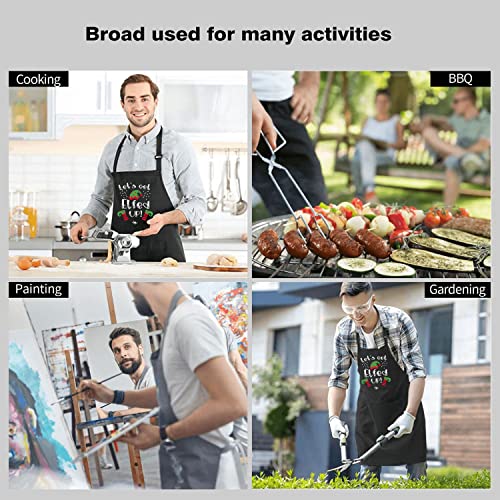 Christmas Aprons for Women with Pockets, Grill Aprons for Men BBQ Grilling - Grill Parts America