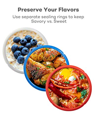 3 Pack Sealing Rings for Ninja Foodi 8 Quart Silicone Gasket