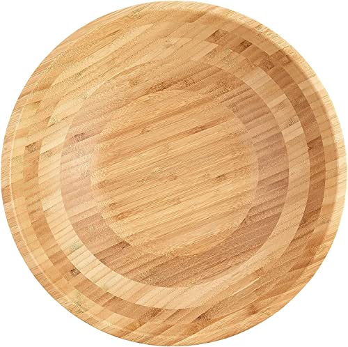 Lipper International Bamboo Wood Salad Bowls with Server Utensils, 7-Piece Set - Grill Parts America