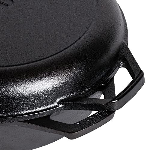 Lodge LCC3 Cast Iron Combo Cooker, Pre-Seasoned, 10.25" -Quart - Grill Parts America