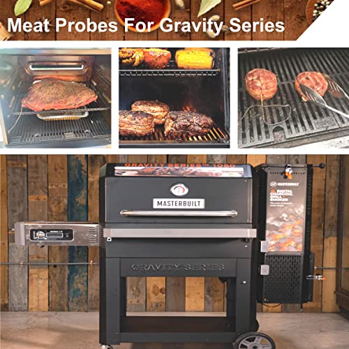 Replacement part for Masterbuilt Gravity Series Meat Probe with Grease Tray,fit Masterbuilt 560/800/1050 XL Digital Charcoal Grill+Smoker Accessories - Grill Parts America