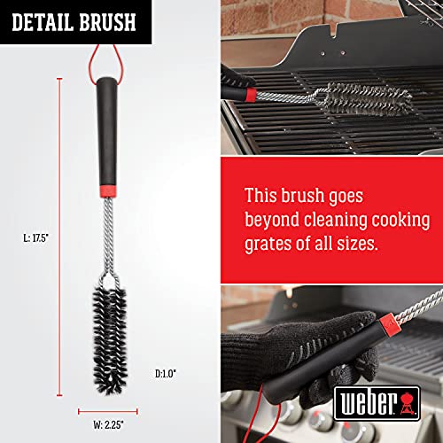 Weber 18" Detail Brush - Grill Parts America