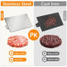 HULISEN Griddle Accessories for Blackstone, Heavy Duty Burger Press with Grill Spatula, Burger Smasher for Bacon Hamburger Steak Meat, 9 Inch Grill Press for Flat Top Grill Indoor Outdoor - Grill Parts America
