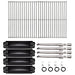 Criditpid Grill Replacement Parts for Home Depot Nexgrill 720-0830H, 720-0783E, 720-0888, 720-0888N,720-0864, 720-0864M, Heat Plate Burners Grate Ignition for Kenmore, Uniflame, Charbroil Gas Grill - Grill Parts America