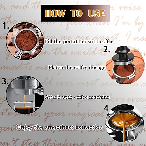 EGNic 51mm Bottomless Portafilter 3 Ears Compatible with Delonghi EC680, EC685, SMEG & EUPA Coffee Machines, Stainless Steel Espresso Naked Portafilter with Filter Basket & Wooden Handle - Grill Parts America
