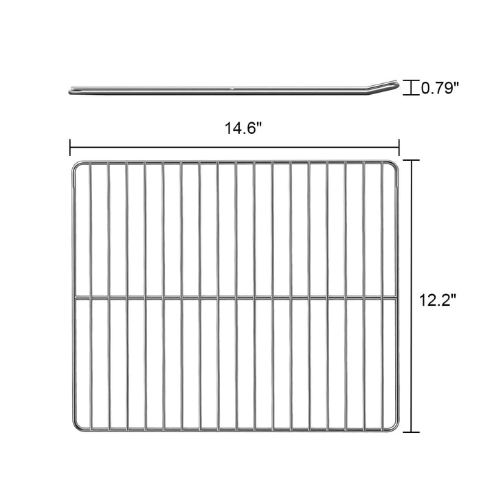 Cooking Grate Replacement for Masterbuilt Electric Smoker Racks 30 Inch, 14.6" x 12.2" 3 Pack Stainless Steel Grids Masterbuilt Smoker grates Replacement - Grill Parts America