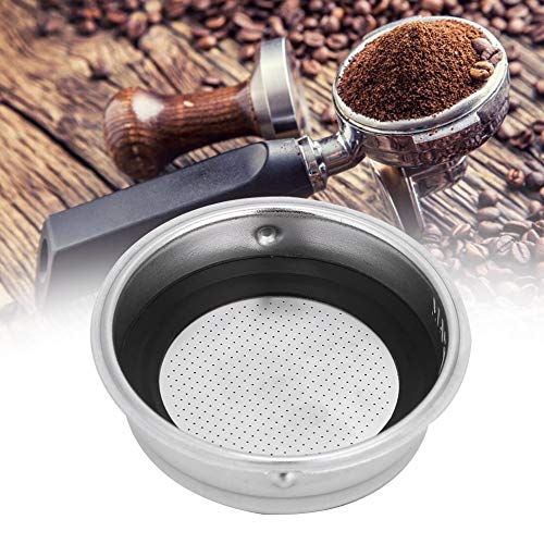 1 Cup 51mm Coffee Filter Basket, Detachable Stainless Steel Portafilter Basket Espresso Filter Coffee Machine Accessories for Home Office - Kitchen Parts America