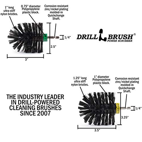 Grill Brush - Grill Cleaner - BBQ Grill Accessories - Grill Scraper - Wire Brush Attachment Alternative - Oven Rack Cleaner - BBQ Tools - Rust Removal - Loose Paint - Graffiti Removal Stone, Concrete - Grill Parts America