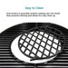 Hongso 8835 21.5 Inch Non-Stick Polished Porcelain Coated Grill Grates for Weber Original Kettle Premium 22 Inch Charcoal Grill, 22" Weber Performer Premium, Deluxe Charcoal Grill, 22'' Smokers - Grill Parts America