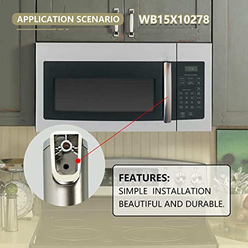 Upgraded Vsttar WB15X10278 Golden Microwave Oven Door Handle, Compatible with General Electric (GE) Microwave, Replaces AP5790517, 261300714902, PS8754175 - Grill Parts America