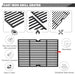 720-0830H Grill Grates Parts for Nexgrill Grill Replacement Parts 720-0888N 720-0670C Grates Expert Grill Parts 720-0789H Charbroil 4 Burner Grates 463241113 Stok SGP4130N Cooking Grates BHG Parts - Grill Parts America