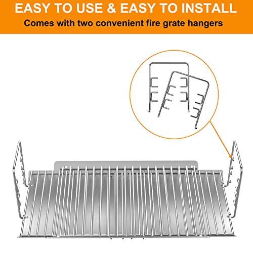 Adjustable Ash Pan Replacement Parts for Char-griller 200048 1224 2121 2123 2828 2222,Charbroil 17302056 19302056 Charcoal Grill Accessories, Oklahoma Joe's 19302087, Royal Gourmet CC1830F Grill Parts - Grill Parts America