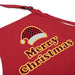 Christmas Apron for Men with Adjustable Neck, 3 Front Pockets Gift for Him (Red) - Grill Parts America