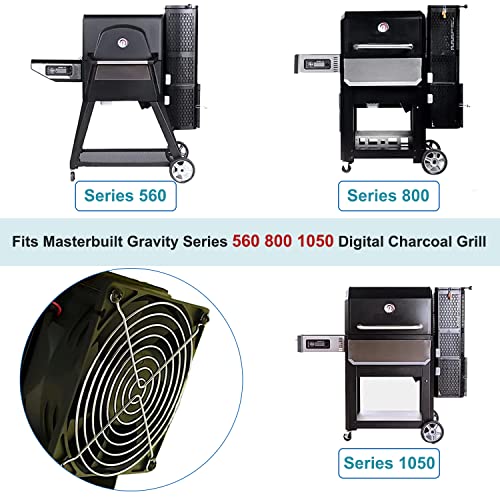 Blackhoso Fan Kit for Masterbuilt Digital Charcoal Grill, Fan Kit Replacement Part 9904190040 for Masterbuilt Gravity Series 560/800/1050 Digital Charcoal Grills and Smokers - Grill Parts America