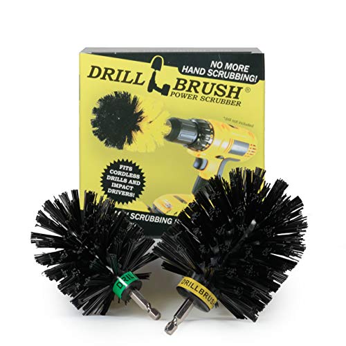 Grill Brush - Grill Cleaner - BBQ Grill Accessories - Grill Scraper - Wire Brush Attachment Alternative - Oven Rack Cleaner - BBQ Tools - Rust Removal - Loose Paint - Graffiti Removal Stone, Concrete - Grill Parts America