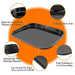 GRILL FORCE Cast Iron Griddle for Ninja Woodfire Grills,Non-Stick Griddle Plate Flat Top Griddle Grill Pan Compatible with Ninja Woodfire Outdoor Grills (Ninja OG701) Ceramic Coating,Insert - Grill Parts America