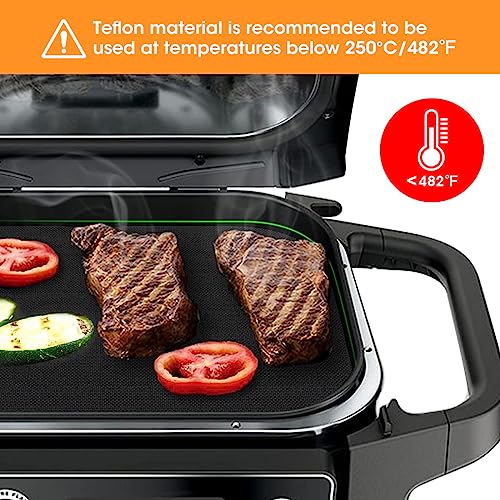 AIEVE Grill Mat Accessories for Ninja Woodfire Outdoor Grill, 3 Pack Non-Stick BBQ Mat Baking Mat Reusable Liners Compatible with Ninja Woodfire Grill Accessories - Grill Parts America