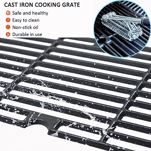 17 Inch Grill Grate for Nexgrill 4 Burner 720-0830H 720-0670A 720-0783E 720-0958A 5 Burner 720-0888N, Cast Iron Cooking Grids for Kenmore 415.16106210 Expert Grill 720-0789H 720-0789C Replacement Part - Grill Parts America