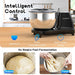 Dough Mixer with Fermentation Function for Home Kitchen, Smart Touch Panel, 5 QT 230W Multifunctional Dough Machine with Kneading Knife for Pasta, Baking, Cakes, Cookies, Mixing(Black) - Kitchen Parts America