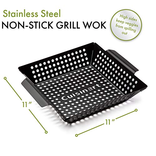 Cuisinart CNW-328 11-Inch, Non-Stick Grill Wok, 11 x 11 - Grill Parts America