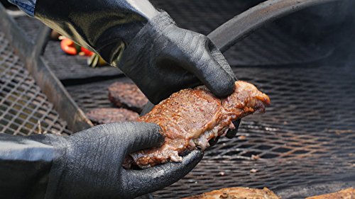 Artisan Griller BBQ Heat Resistant Insulated Smoker, Grill, Fryer, Oven, Brewing, Cooking Gloves. Great for Barbecue/Frying/Grilling – Waterproof, Fire&Oil Resistant Neoprene-1 pair (Size 10/XL - 14”) - Grill Parts America
