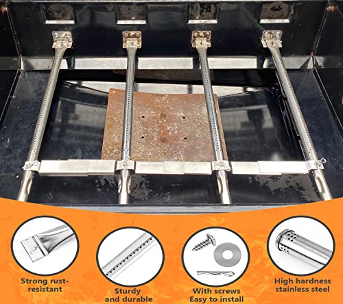 Hisencn Grill Replacement Parts for Charbroil Performance 475 4 Burner 463347017 463377319 463376017 463335517 463342119 463347418, G470-5200-W1 Burner, G470-0004-W1A Heat Plates and Cooking Grates - Grill Parts America