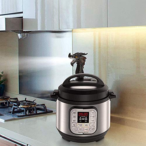 Silicone Steam Diverter - Instant Pot Pressure Cooker Accessories - All  Quart Sizes - Black