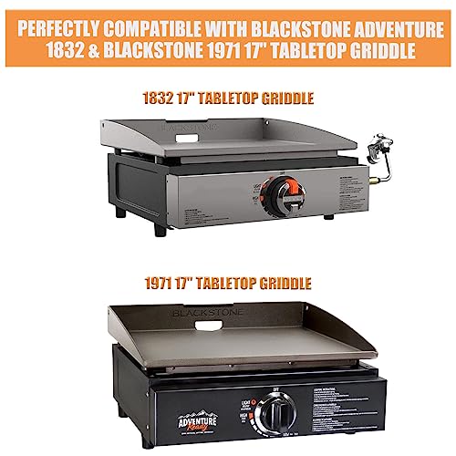 17 inch Griddle Lid for Blackstone 17 inch Griddle Hood 1832 Adventure Ready Tabletop Griddle, for Blackstone 1971 17 inch Griddle Accessories,Blackstone 17 inch Hard Cover &Blackstone Lid Replacement - Grill Parts America