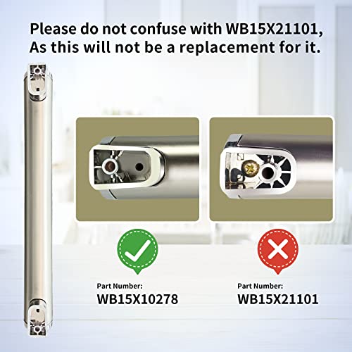 Upgraded Vsttar WB15X10278 Golden Microwave Oven Door Handle, Compatible with General Electric (GE) Microwave, Replaces AP5790517, 261300714902, PS8754175 - Grill Parts America